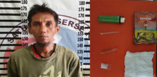 Seorang nelayan berinisial AA (32), warga Kampung Bumi Dipasena Jaya yang edarkan narkoba dan diringkus Polisi