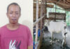 Pelaku curi sapi di Banjar Margo berinisial SN als BR (43), yang berhasil ditangkap Polisi Tulang Bawang