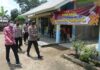 Kapolres Tulang Bawang AKBP Andy Siswantoro, SIK saat meninjau rumah isolasi yang ada di Kampung Tangguh Nusantara